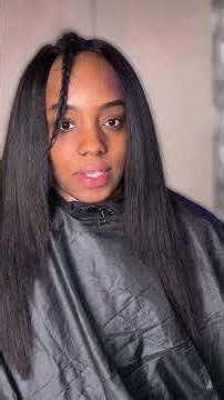 Open Center Part Weave-On ✨🔥