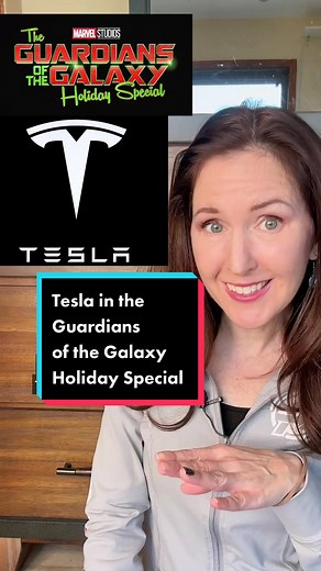 Tesla Product Placement in Marvel's Guardians of the Galaxy Holiday Special