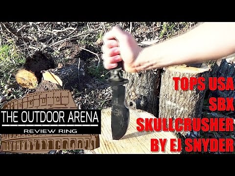 TOPS SXB Skullcrusher Review for The Outdoor Arena: Naked and Afraid Inspired Knife!