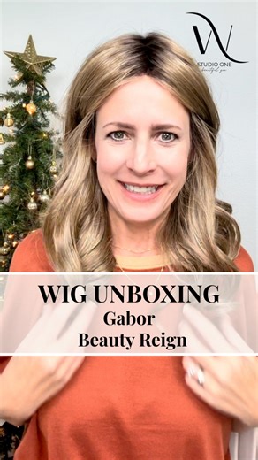 Wig unboxing for Beauty Reign by GaborWigs in color Iced Cappuccino from Wig Studio 1 #wigunboxing #gabor #wigstudio1 #beautifulyou #wigs #wigreview #wigreviewer #wigstyles #hairlosssolutions #curlywig #wigreels #ad | Cheryl CrowningConfidently