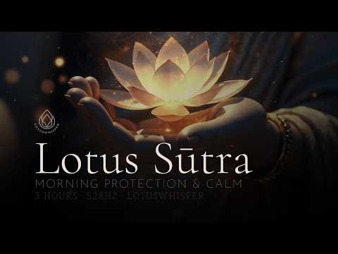 Can This Ancient Chant Transform Your Morning? 🌸 Lotus Sūtra 3 Hours