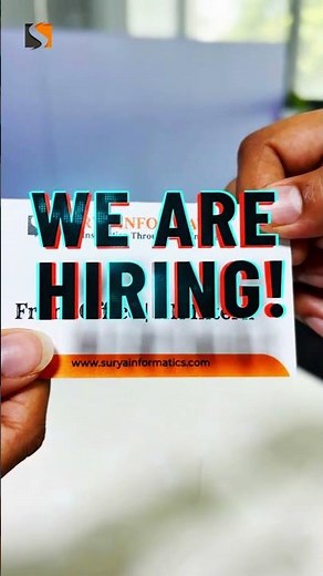 🚀 We're Hiring! Front Office Executive & HR Intern | Chennai Jobs