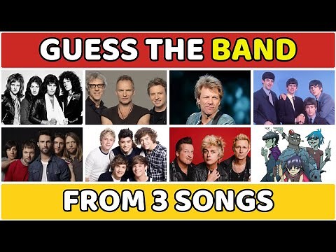 Can You Name the Band from These Songs? 🔥 | Music Quiz