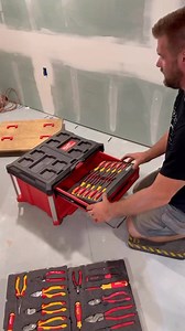 @workingwithmatt getting after it cutting some Kaizen Foam Inserts for his Milwaukee Drawers🔥 you can get your Kaizen Inserts today for all Packouts and cases @kcitools follow the link in our bio! Or go to KCITOOLS.com 🔥 . #milwaukee #milwaukeetools #packoutsystem #packout #milwaukeepackout | KCI Tools