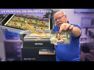 UV Printing on Magnet Sheets | Mutoh XpertJet 661UF