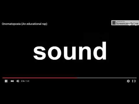 Onomatopoeia Rap (School rap) + No Swear words!