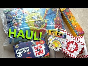 SpongeBob 25th Anniversary HAUL from Singapore Comic Con 2024!