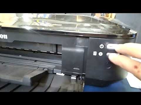 canon pixma ix6840 how to enter service mode #shorts