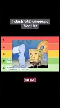 Industrial Engineering Tier List 📊 Real Engineering or Business With Math? 😭✌️