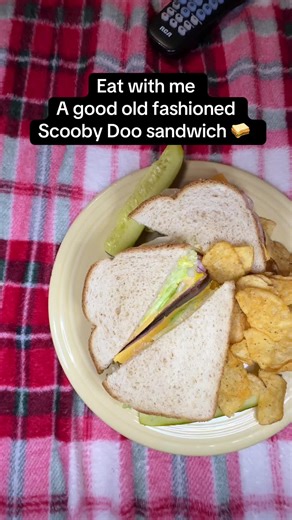 Delicious Homemade Scooby Doo Sandwich Mukbang