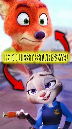 PRAWDZIWA RÓŻNICA WIEKU JUDY I NICKA! 🦊🐰#zootopia #nickandjudy #disney