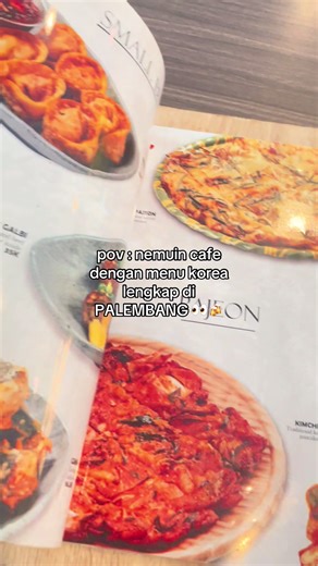 Cafe dgn menu korea lengkap di Palembang #cafepalembang #restopalembang #koreanfood #bukber #palembangtiktok
