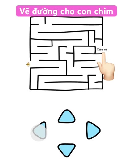 Con hãy vẽ đường cho con chim