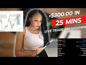 How I Made +$300 in 25Mins Day Trading (Live Trading) | Trade With Me