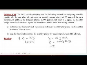 Business Math BB|MBA Ex # 4.1 Qs 46-47 Cost & Demand Function Frank S Budnick 4th