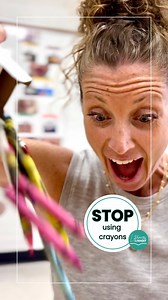 I’m obsessed with BROKEN crayons 🖍️ What’s the big deal? Broken crayons 🖍️ are the PERFECT size to help my learners master pencil grip (tripod grasp to be specific- using the thumb, index and middle finger) So what? Broken crayons are: 🖍️easier for small hands to manage 🖍️require greater hand-eye coordination 🖍️forces proper grasp 🖍️improves pressure control 🖍️strengthens the hand and finger muscles AND makes learning fun! Broken crayons = better hand writing 🤯 Plus…. breaking crayons ca