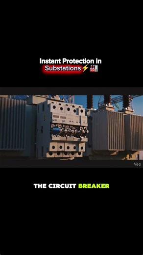 When Fault Strikes… Breaker Acts immediately ⚡ #current #power #ground #science#aura #ai#engineering