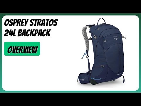 REVIEW (2025): Osprey Stratos 24L Backpack. Features