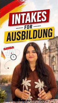 Ausbildung Intakes in Germany 2026 & 2027 | When Should You Apply? 🇩🇪