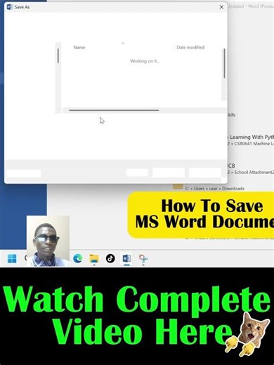 🔥 “You’re STILL not saving Word files like THIS in Windows 11?!” (5-Second Trick 🤯)