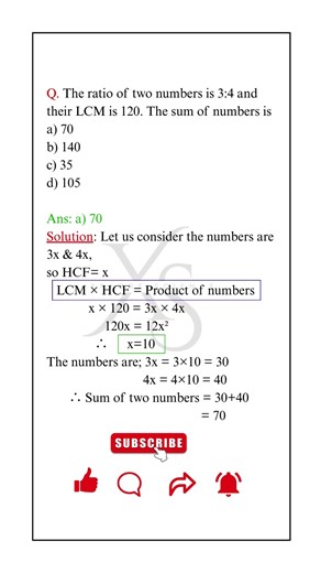 LCM & HCF| Number system| #ssc #banking #rrb #kset#numbersystem