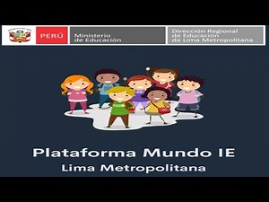 Registro de informe en plataforma #MUNDO IE