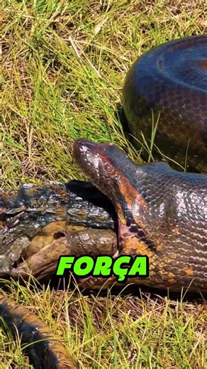 An anaconda swallowing a crocodile?! 😳🐍 #anaconda #sucuri #snake Credit: @unknown