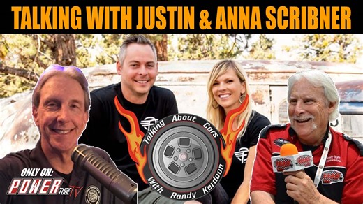 TALKING ABOUT CARS Podcast - Talking With Justin & Anna Scribner This week, Randy Kerdoon & "Hot Rod" Bob Beck talk with Justin and Anna Scribner of Oregon's "Flyte Camp", with tales of the RV rebuilding business and pictures of some insane RV classic trailers! Plus, what classic cars are in their garage, their first cars, and a wild story about J Paul Getty and the strange RVs he had built for business travelers! Watch it tonight at 8:30pm on the New 100% Free POWERtube TV streaming network, Ro