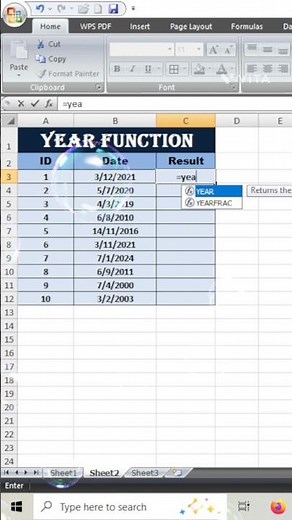 How to Extract or Find the Year from Any Date in Excel | how to find a year in excel