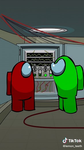 Funny Among Us Cartoon Animation - No Touching!