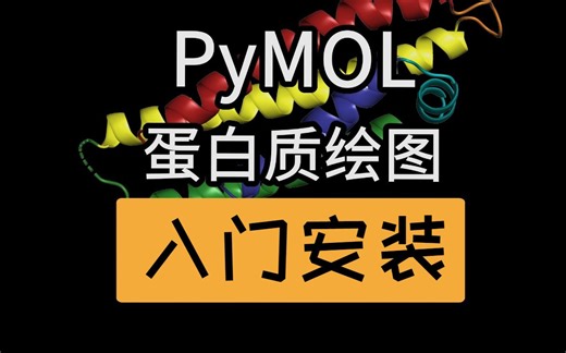 pymol 2.6 可视化工具 安装视频攻略 零基础也能学会