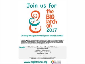 Celebrate the ‘Global Big Latch On’ with Cobb & Douglas Public Health in Marietta