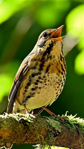 Song Thrush Melody: Relaxing Nature ASMR 🎵
