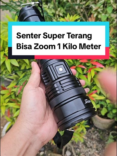 senter led laser jumbo super terang bisa zoom & bisa jadi powerbank #senterled #sentersuperterang #senterpowerbank