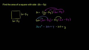 Carré d'une différence (exemple) (vidéo)