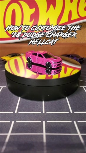 How To Customize The '20 Dodge Charger Hellcat #hotwheels #diecast #custom #hellcat #dodgecharger