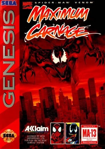 Spider-Man and Venom - Maximum Carnage ROM Free Download for Megadrive - ConsoleRoms