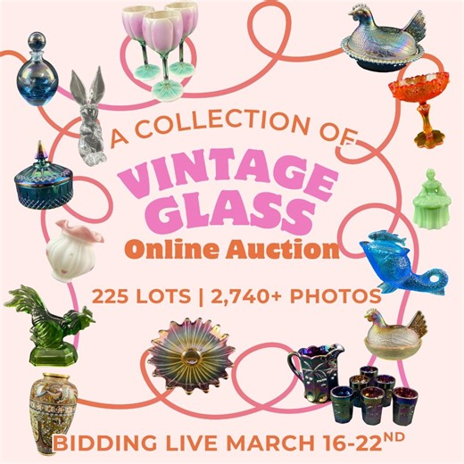A Collection of Vintage Glass | Hand Painted, Named, and Figurative Pieces | EstateSales.org