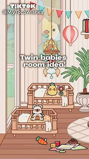 Twin Babies Room Ideas in Big Family Home