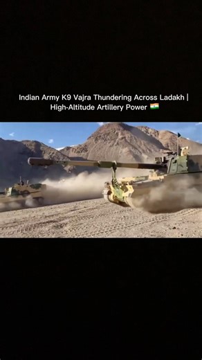Indian Army K9 Vajra Thundering Across Ladakh | High-Altitude#youtubeshorts #indianarmy#indian #army