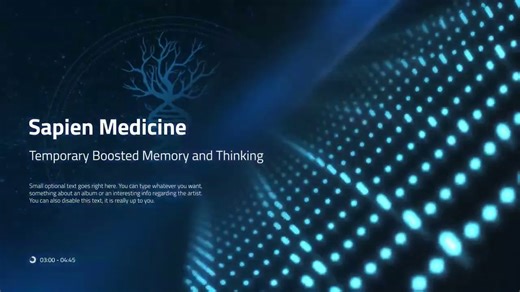 暂时增强记忆与思维 - sapien medicine