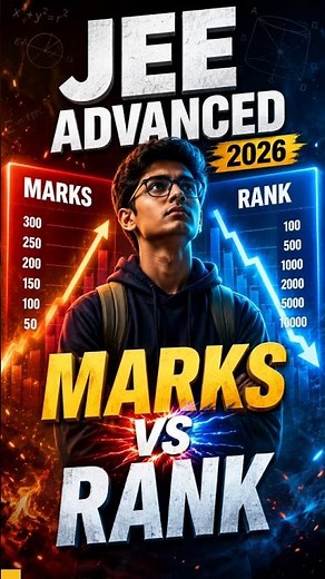 🚨JEE Advanced 2026 MARKS vs RANK✅ | JEE Advanced Marks vs Rank 2026 | JEE Advanced 2026 Cutoff
