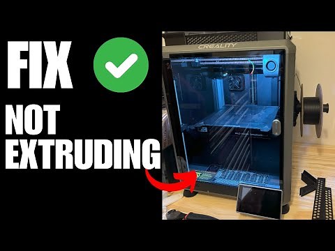 Creality K1C Not Extruding - How To Fix