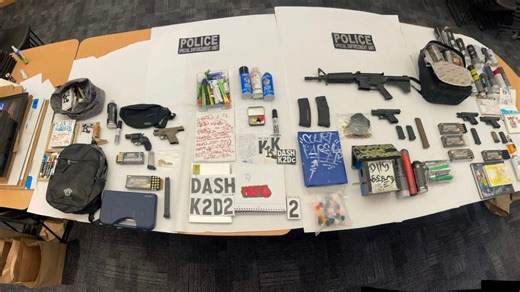 5 arrested in graffiti ‘tagging’ that caused $10,000 damage, Palm Springs police say