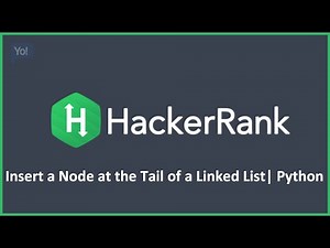 Insert a Node at the Tail of a Linked List | Python Hacker Rank Solution