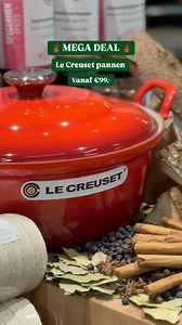 MEGA DEAL: Le creuset pannen 🤩 Van geëmailleerd gietijzer met stalken deksel. Geschikt voor alle warmtebronnen inclusief inductie én vaatwasserbestendig. Klaar voor het stoofseizoen! 24 cm van €149 naar €99 28cm van €179 naar €109 32cm van €194 naar €119 #lecreuset #braadpan #pannen #sligro #groothandel | Sligro