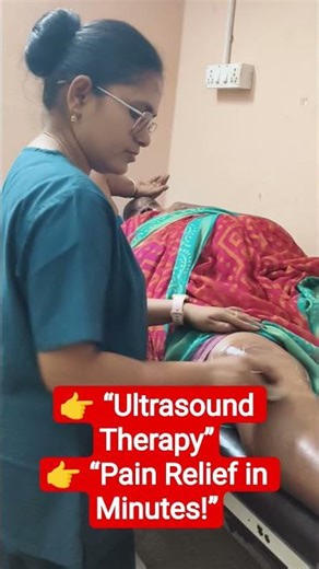 Ultrasound Therapy for Instant Pain Relief ⚡No Medicine! Try Ultrasound Therapy 🔥#geethamihi