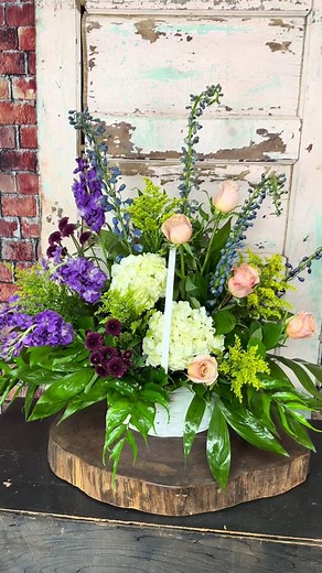 Creating a Beautiful Fresh Floral Basket