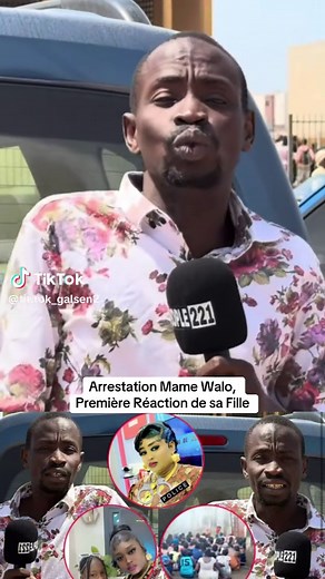 Arrestation Mame Walo, Première Réaction de sa Fille#viral