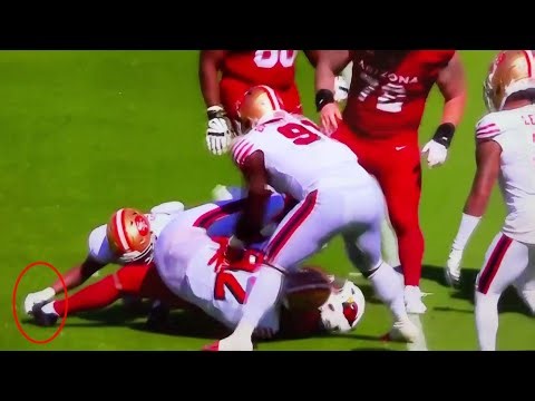 Cardinals James Conner Suffers Ankle Injury vs 49ers | Carted Off Field